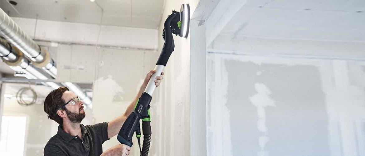 Festool drywall store sander popcorn ceiling